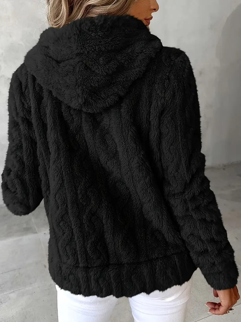 Léonie™ | Veste cocoon zippée