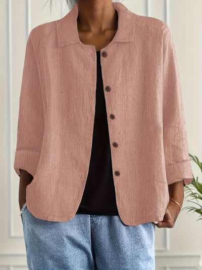 Ingrid™ | Veste Chemise Décontractée en Lin