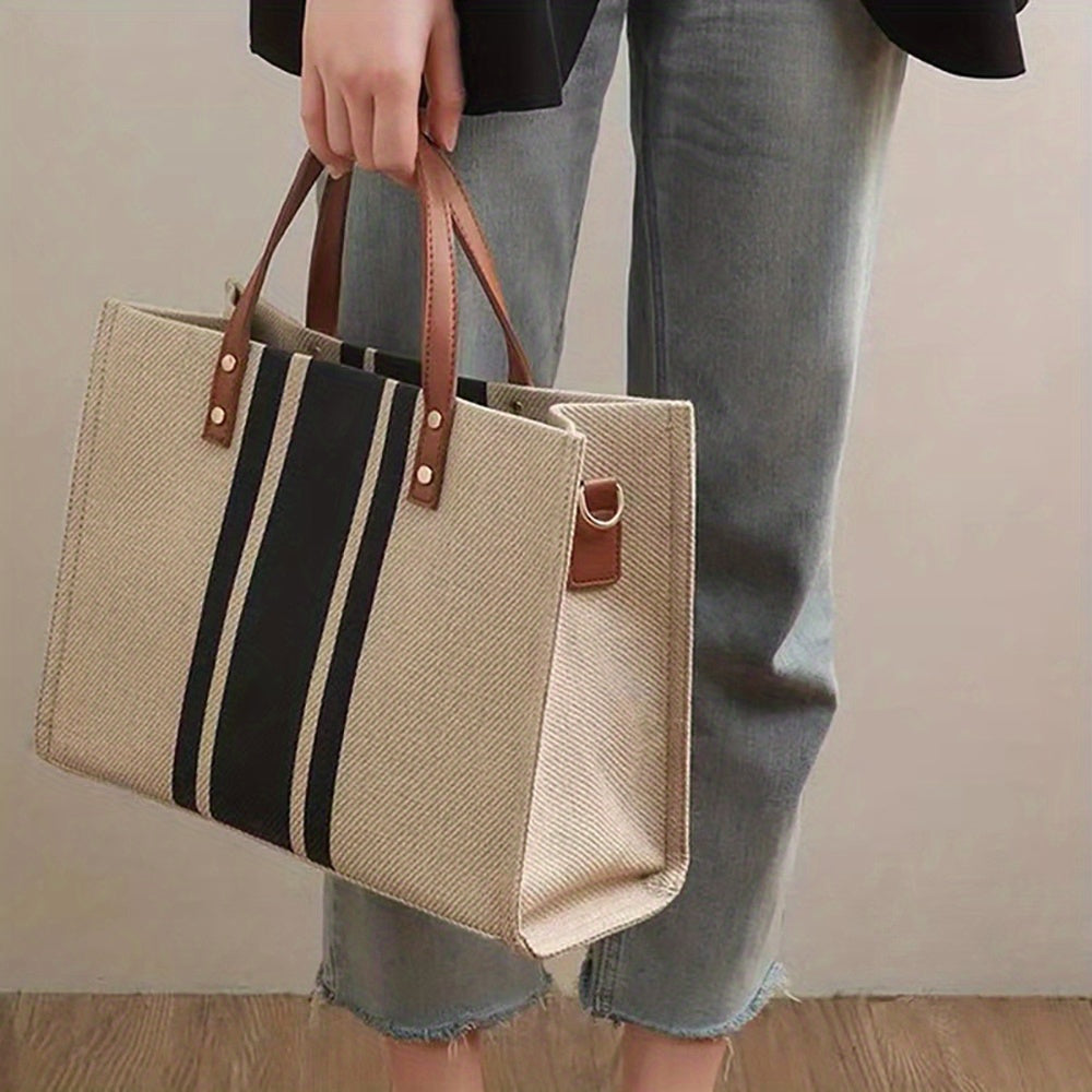 Sac cabas rayé