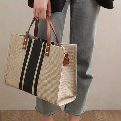Sac cabas rayé