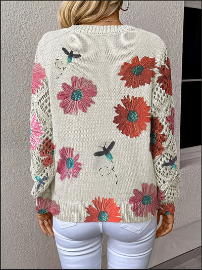 Inès™ | Pull Douceur Florale