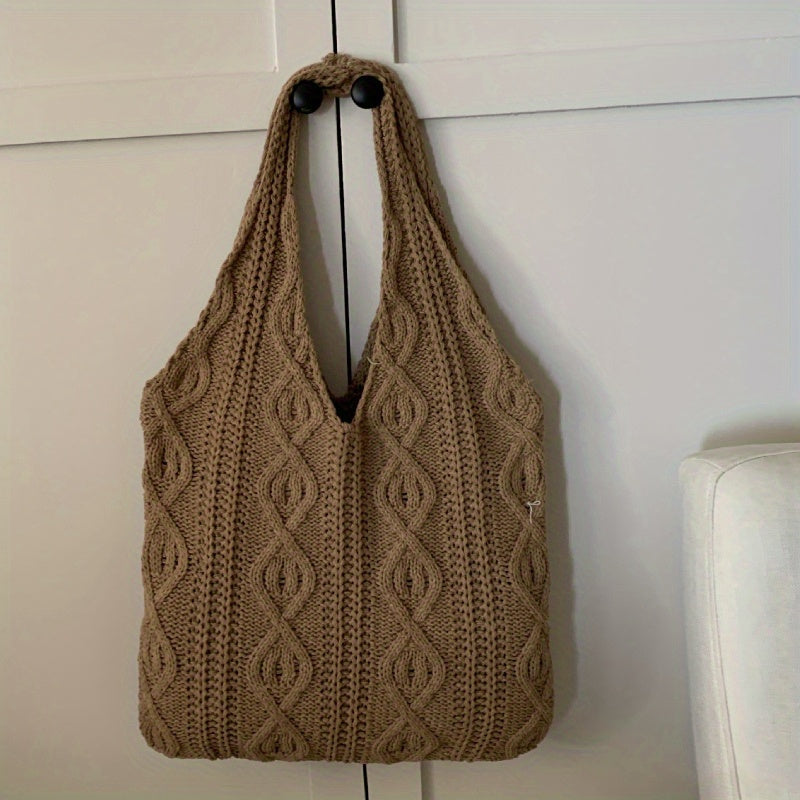 Sac hobo vintage en tricot