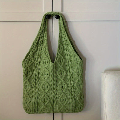Sac hobo vintage en tricot
