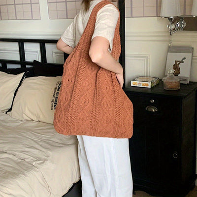 Sac hobo vintage en tricot