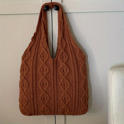 Sac hobo vintage en tricot