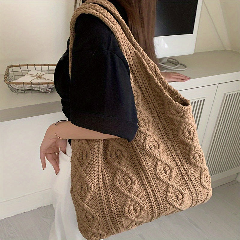 Sac hobo vintage en tricot