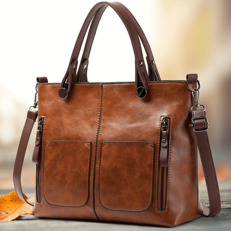Sac cabas grande capacité style vintage