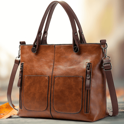 Sac cabas grande capacité style vintage