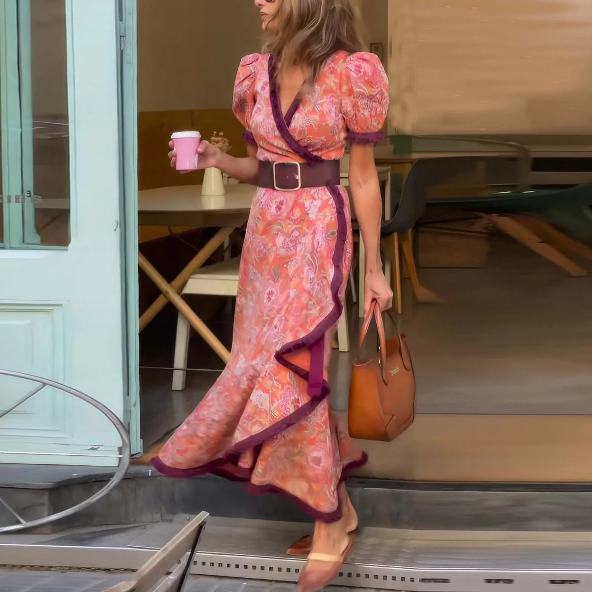 Manon™ | Robe d’été à manches bouffantes