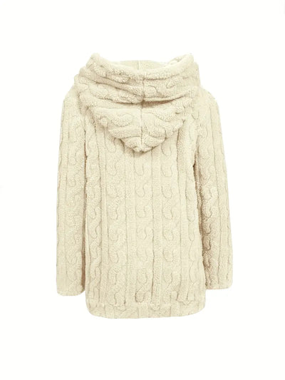 Léonie™ | Veste cocoon zippée