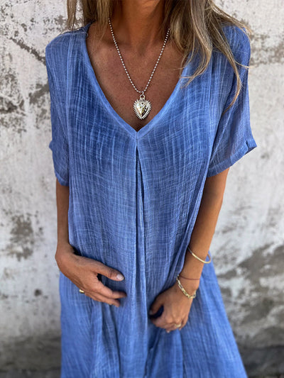 Laura™ | Robe ample à col en V