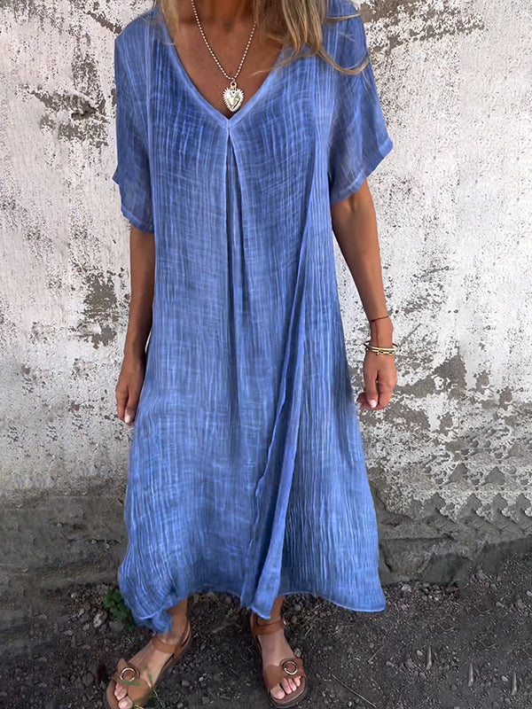 Laura™ | Robe ample à col en V