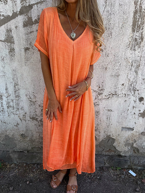 Laura™ | Robe ample à col en V
