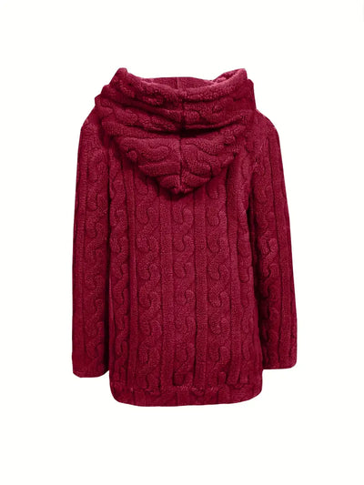 Léonie™ | Veste cocoon zippée