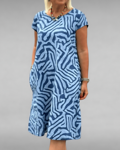 Isalie | Robe florale col rond