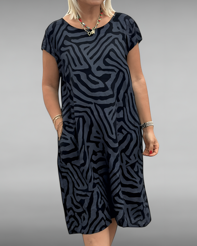 Isalie | Robe florale col rond