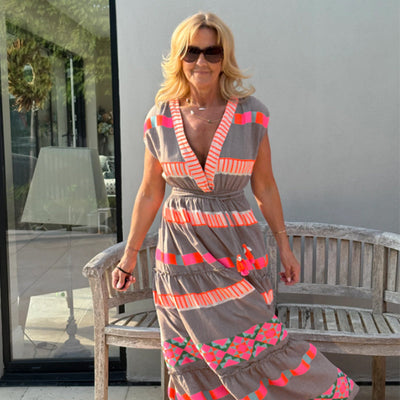 Esmee™ | Robe Longue Colorée d’Été