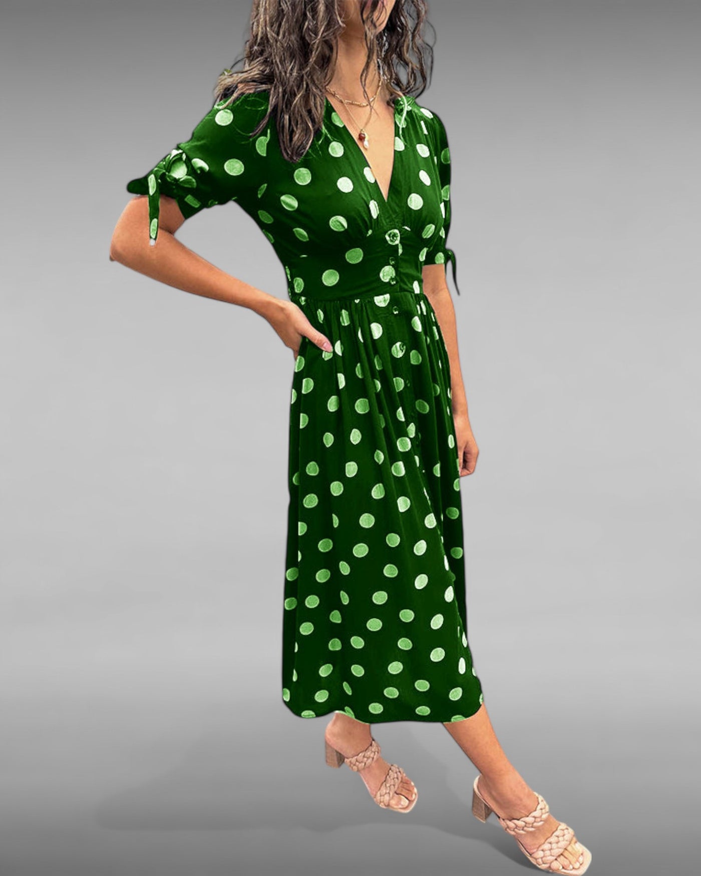 Aurélie | Robe Chic à Pois