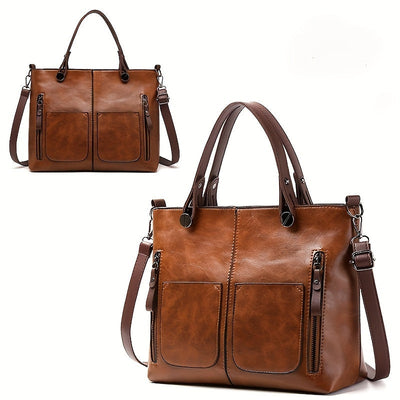 Sac cabas grande capacité style vintage