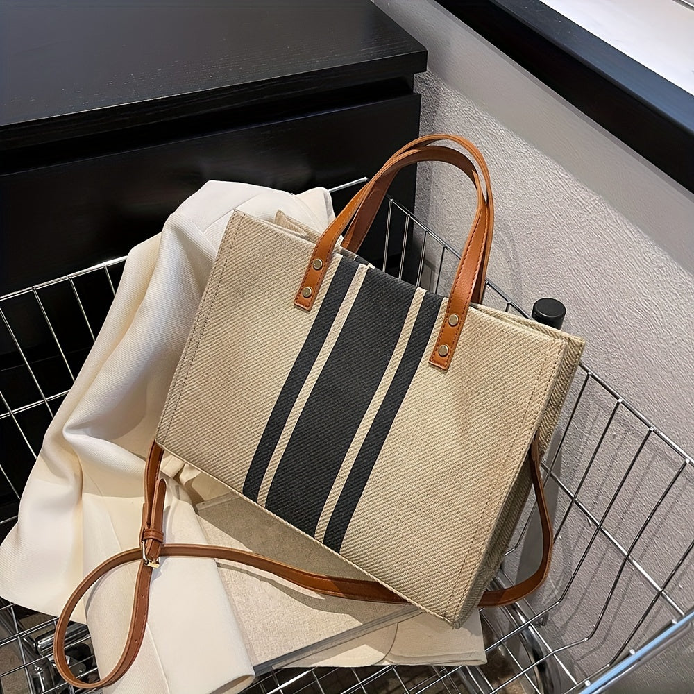 Sac cabas rayé