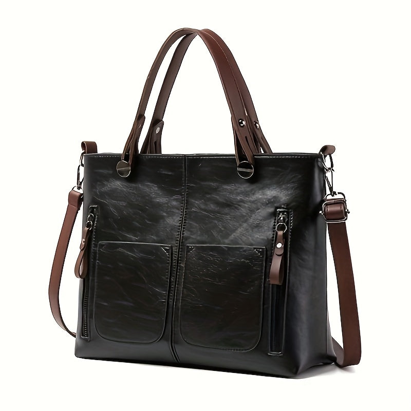 Sac cabas grande capacité style vintage