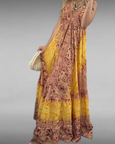 Elisa™ | Robe à Imprimé Ethnique