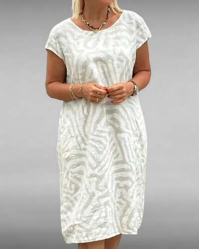 Isalie | Robe florale col rond