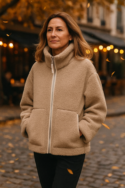 Claire™ | Veste zippée douillette