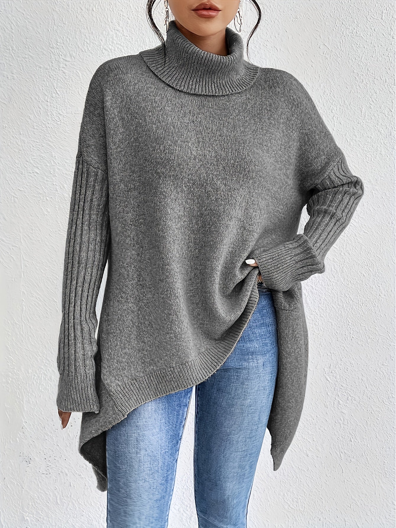 Adeline™ | Pull col roulé ample