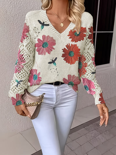 Inès™ | Pull Douceur Florale
