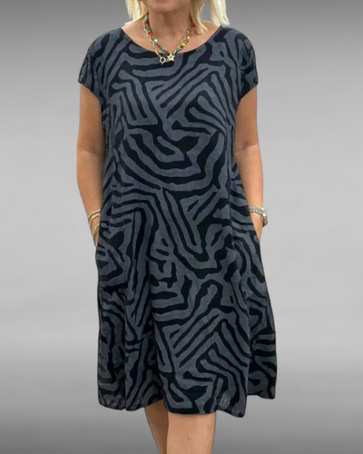 Isalie | Robe florale col rond