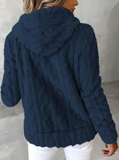 Léonie™ | Veste cocoon zippée