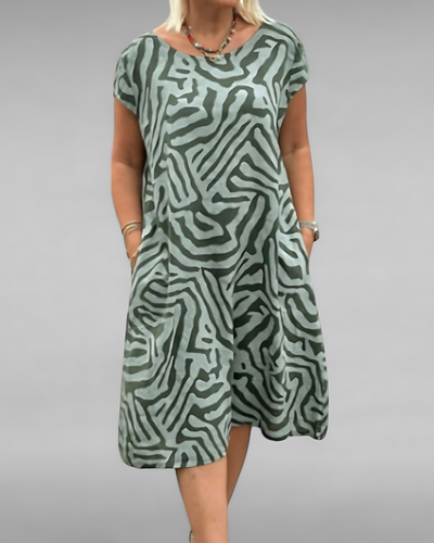 Isalie | Robe florale col rond