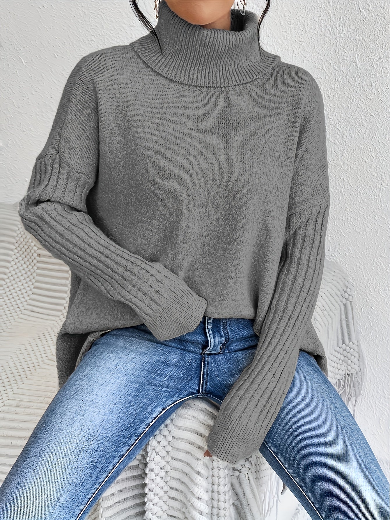 Adeline™ | Pull col roulé ample