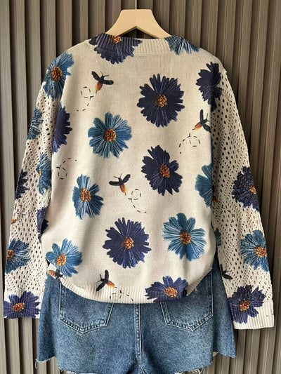 Inès™ | Pull Douceur Florale