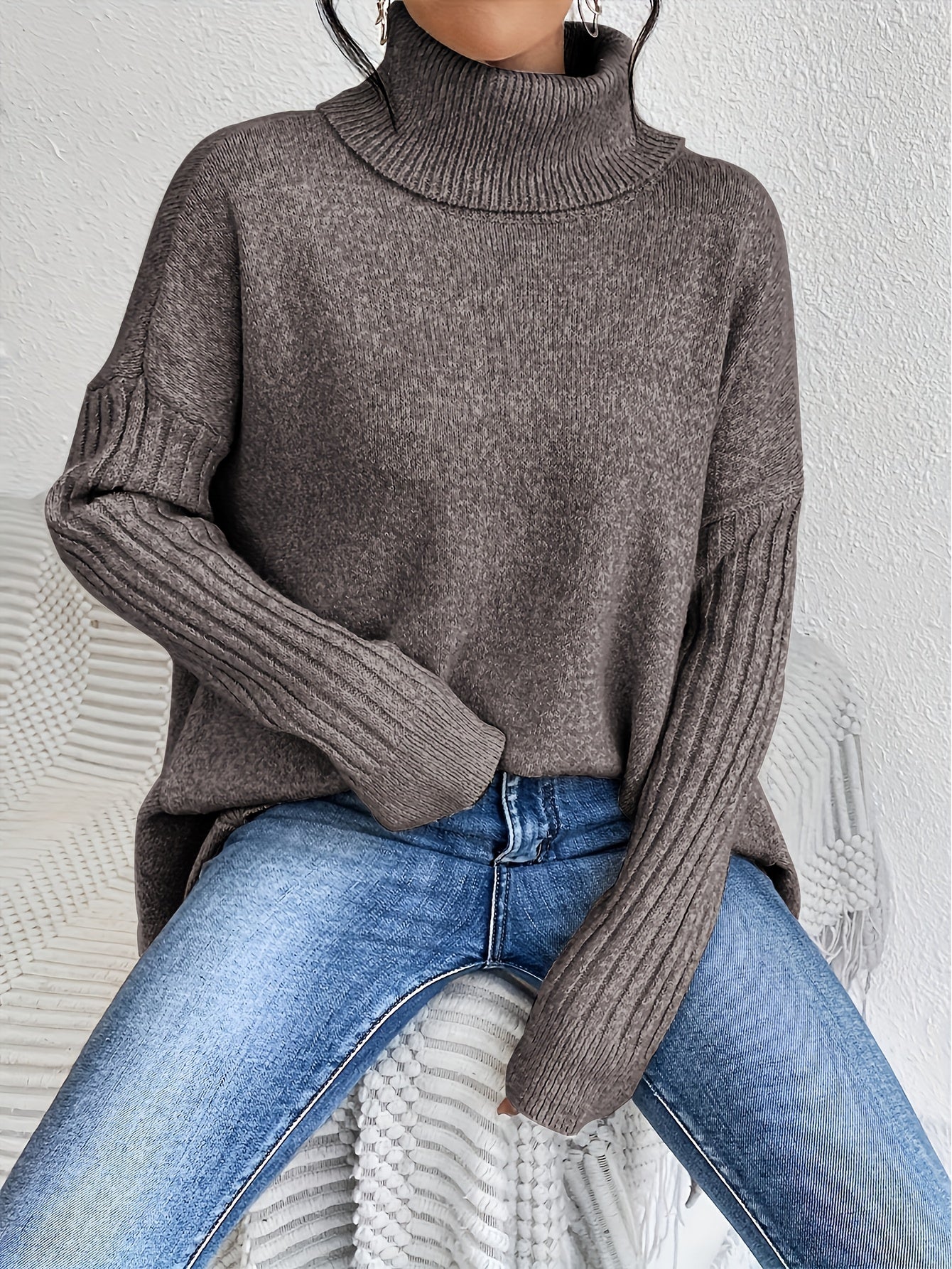 Adeline™ | Pull col roulé ample