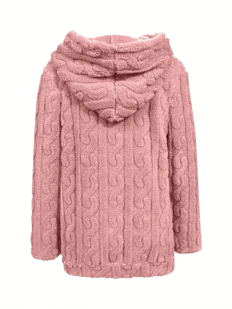 Léonie™ | Veste cocoon zippée