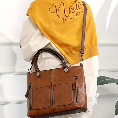 Sac cabas grande capacité style vintage