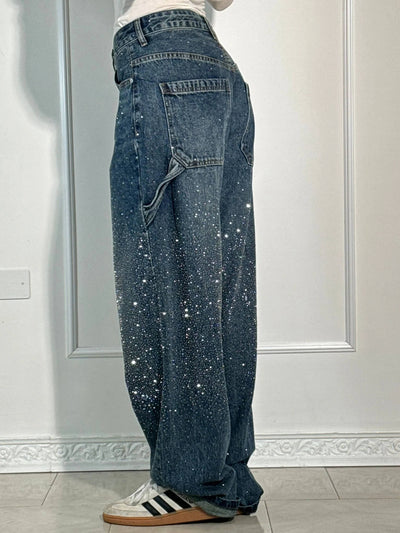 Sophie | Pantalon large à paillettes