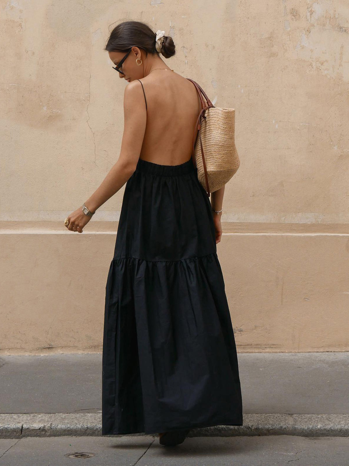 Anaïs™ | Robe Noir Détendue