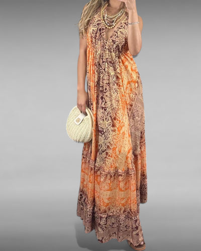 Elisa™ | Robe à Imprimé Ethnique