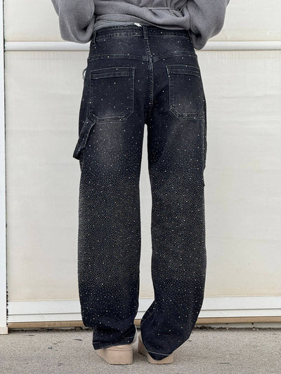 Sophie | Pantalon large à paillettes