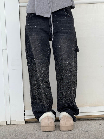 Sophie | Pantalon large à paillettes