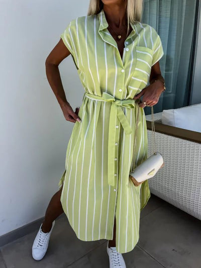 Sophie™ | Robe à rayures fines