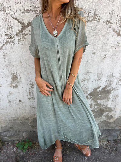 Laura™ | Robe ample à col en V