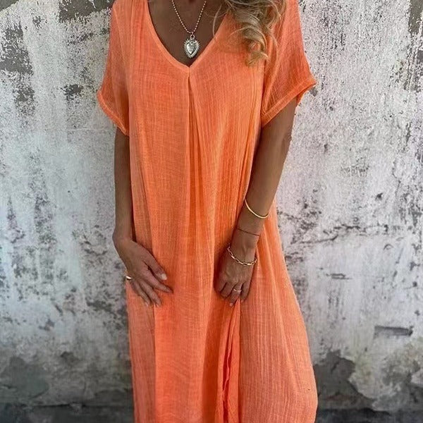 Laura™ | Robe ample à col en V