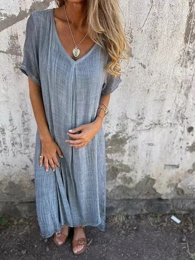 Laura™ | Robe ample à col en V
