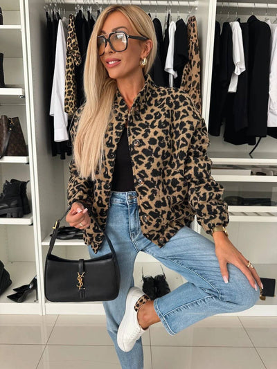 Nova  | Trendy Jasje met Luipaardprint