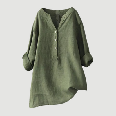 Nadège™ | Blouse Décontractée à Boutons