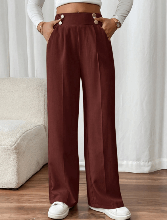 Isa | Hoge Taille Pantalon